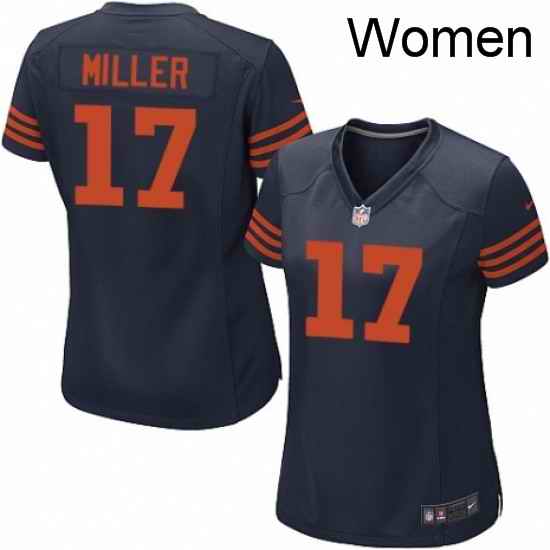 Womens Nike Chicago Bears 17 Anthony Miller Game Navy Blue Alternate NFL Jersey